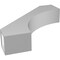 Ekena Millwork 6-in. W x 28-in. D x 28-in. H Westlake Architectural Grade PVC Knee Brace BRCP06X28X28WTL - alternate 6
